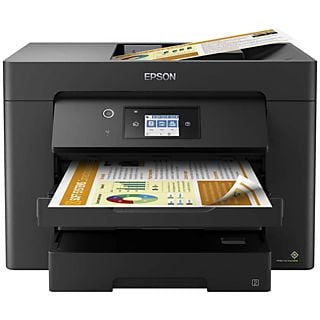 EPSON Multifunktionsdrucker WorkForce WF-7835DTWF, 12 S/min Farbe, DIN A3, Wi-Fi, Tinte, Schwarz
