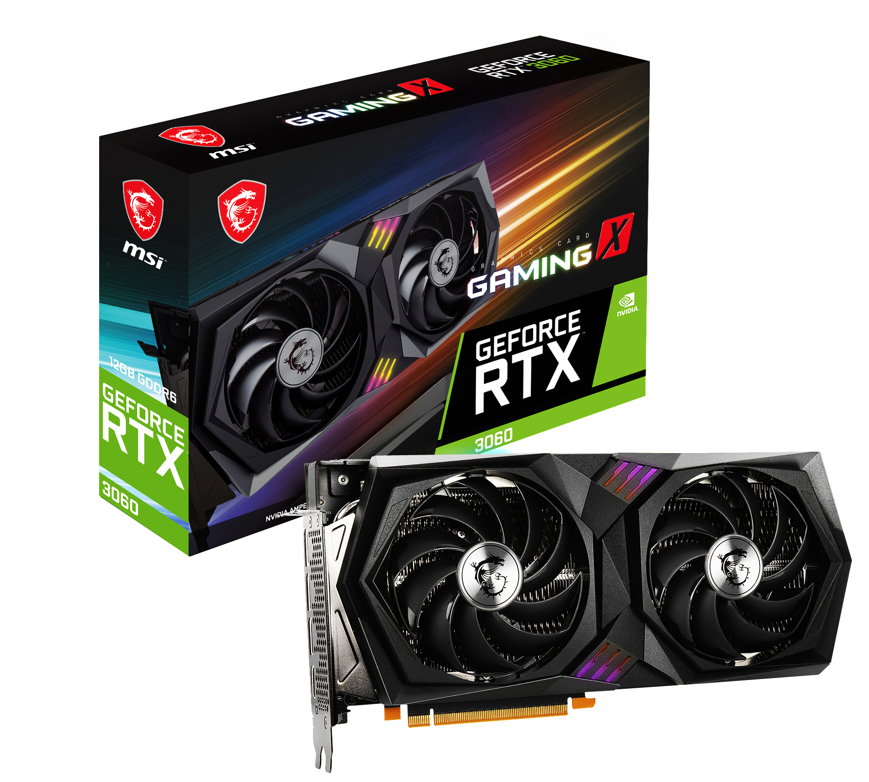 MSI GeForce RTX™ 3060 Gaming X 12G (V397-019R) (NVIDIA, Grafikkarte)
