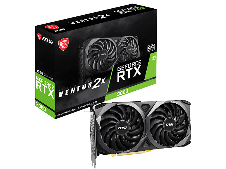 MSI GeForce RTX™ 3060 VENTUS 2x 12G OC (V397-022R) (NVIDIA