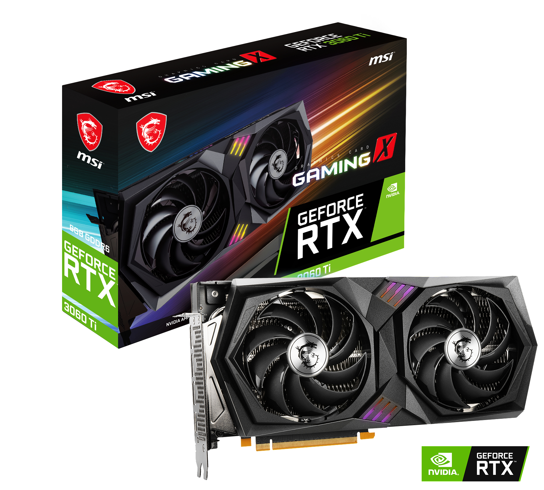 MSI GeForce RTX™ 3060 Ti GAMING X (V397-010R) (NVIDIA, Grafikkarte)