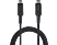 MAX MOBILE Adatkábel UDC3028 USB-C-USB-C, 1 m, Kevlár, Fekete (3858892936092)