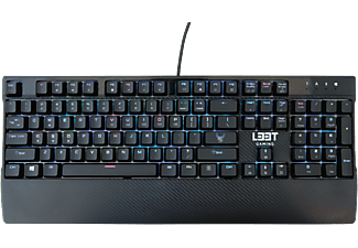 L33T GAMING Megingjörd mechanikus angol (US) RGB gamer billentyűzet (160391)