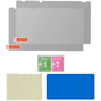 Protector pantalla - ISY IC-5003, Para Nintendo Switch, Cristal templado, 2 unidades, Transparente