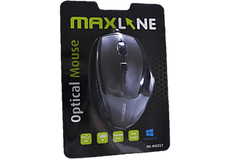 MAX MOBILE Max Line Vezetékes Egér ML-MGX57 Optikai, 1600dpi, USB, szürke (3858891602035)