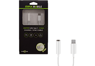 MAX MOBILE Adapter USB-C - 3,5mm jack, 1m (3858892511374)