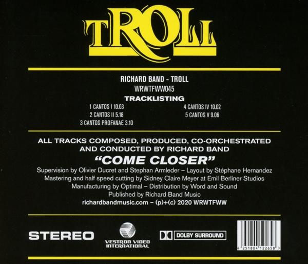 Richard Band - TROLL OST  - (CD)