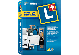 verkehrstheorie.ch 2021/22 Clé USB (Cat. A+B) - PC/MAC - Allemand, Français, Italien