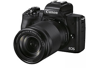 CANON Systemkamera EOS M50 Mark II mit EF-M 18-150mm f/3.5-6.3 IS STM (Schwarz)