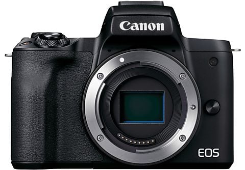 CANON Ausstellungsstück - Systemkamera EOS M50 Mark II Gehäuse, 24.1 MP, APS-C, 4K25p, 10B/s, OLED Sucher, Touch LCD, Schwarz