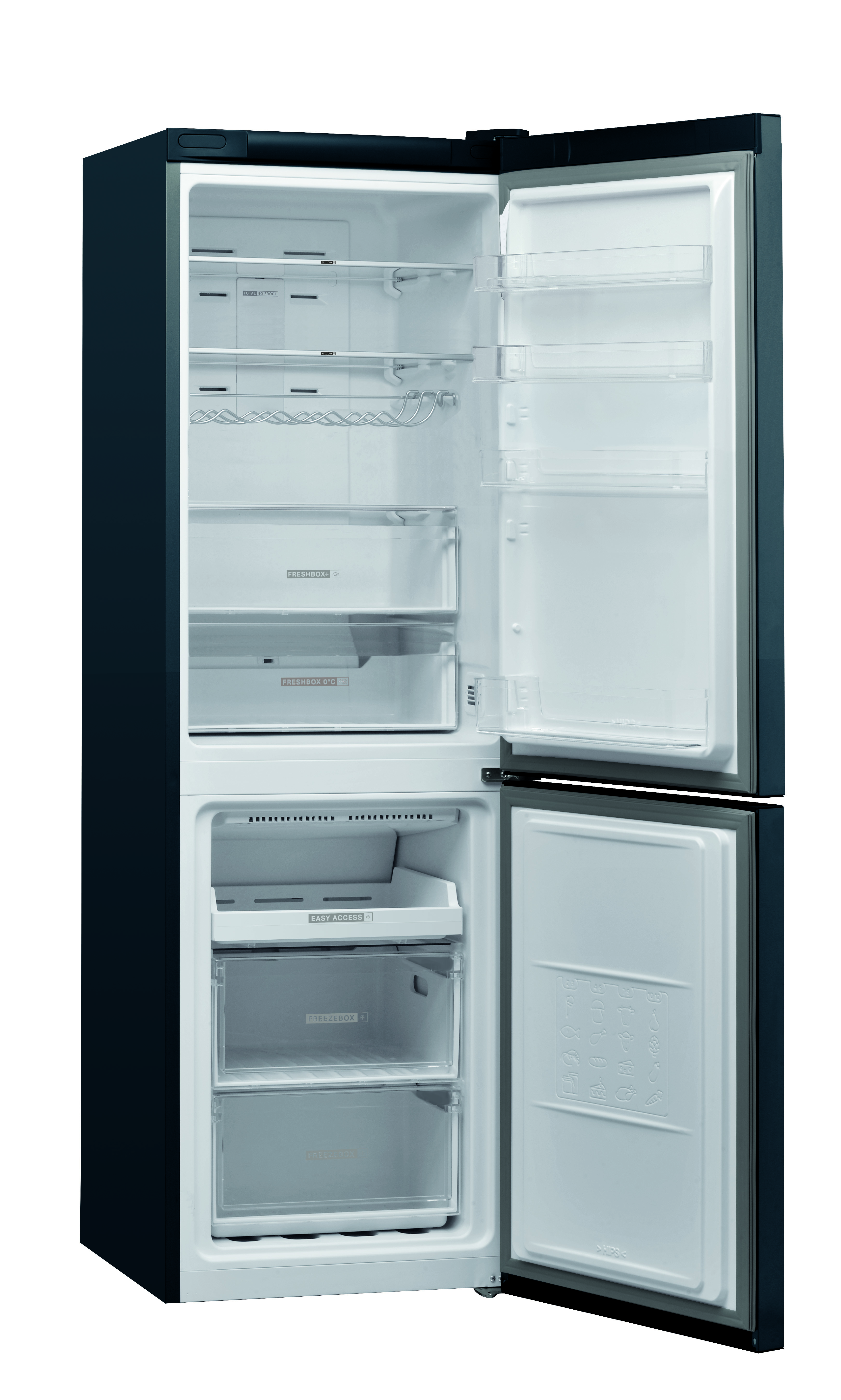 WHIRLPOOL W7 821O K No Frost kombinált hűtőszekrény