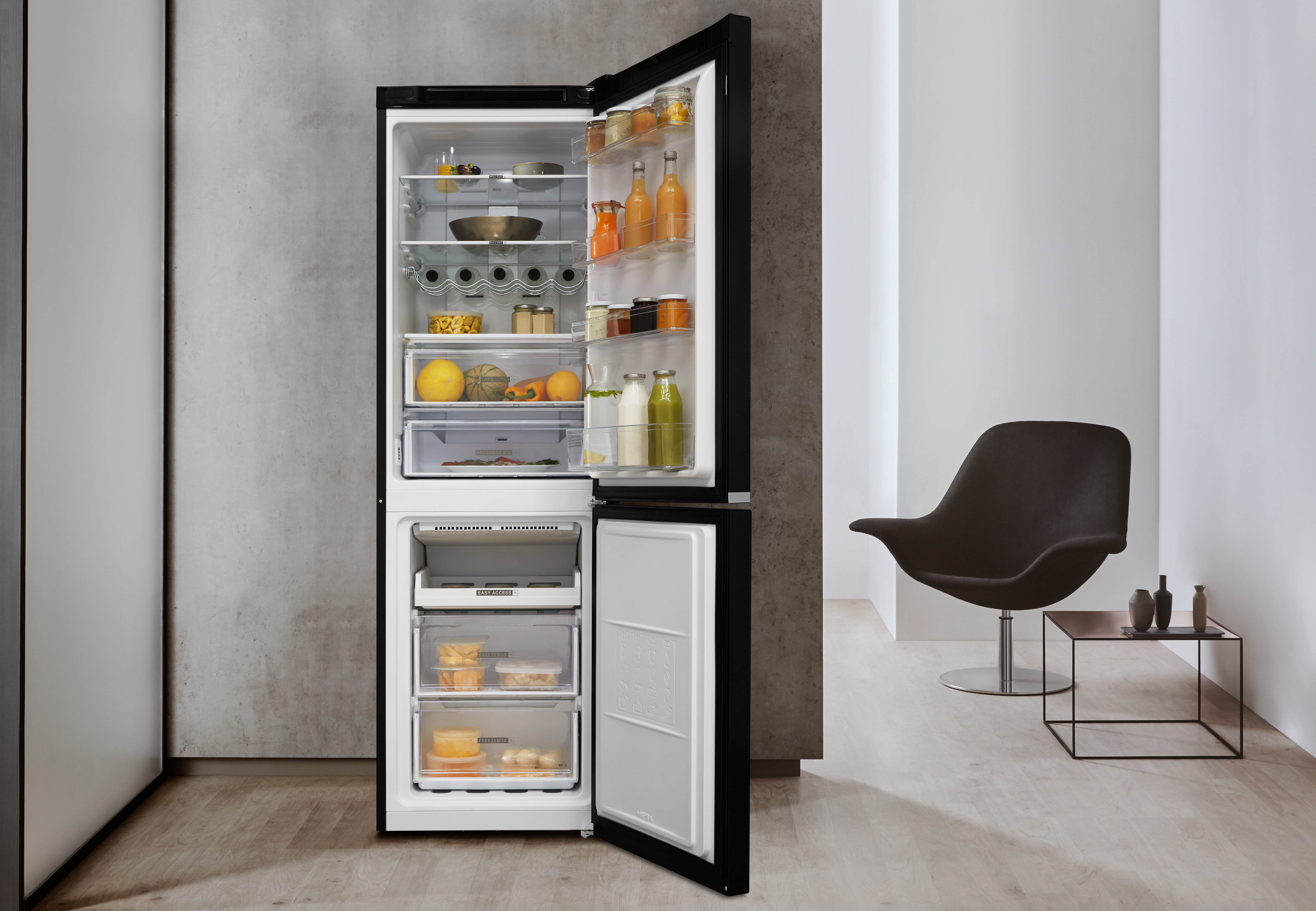 WHIRLPOOL W7 821O K No Frost kombinált hűtőszekrény