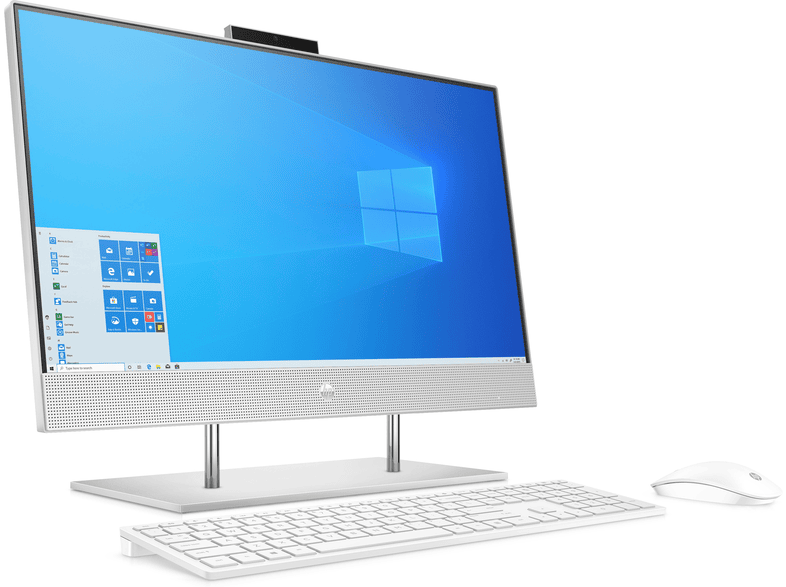 hp intel core i7 8gb 512gb ssd 24 win10 home fhd ekran all in one bilgisayar beyaz