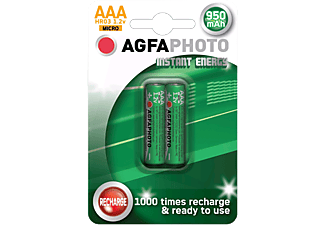 AGFAPHOTO 2x AAA mikro akkumulátor 950mAh