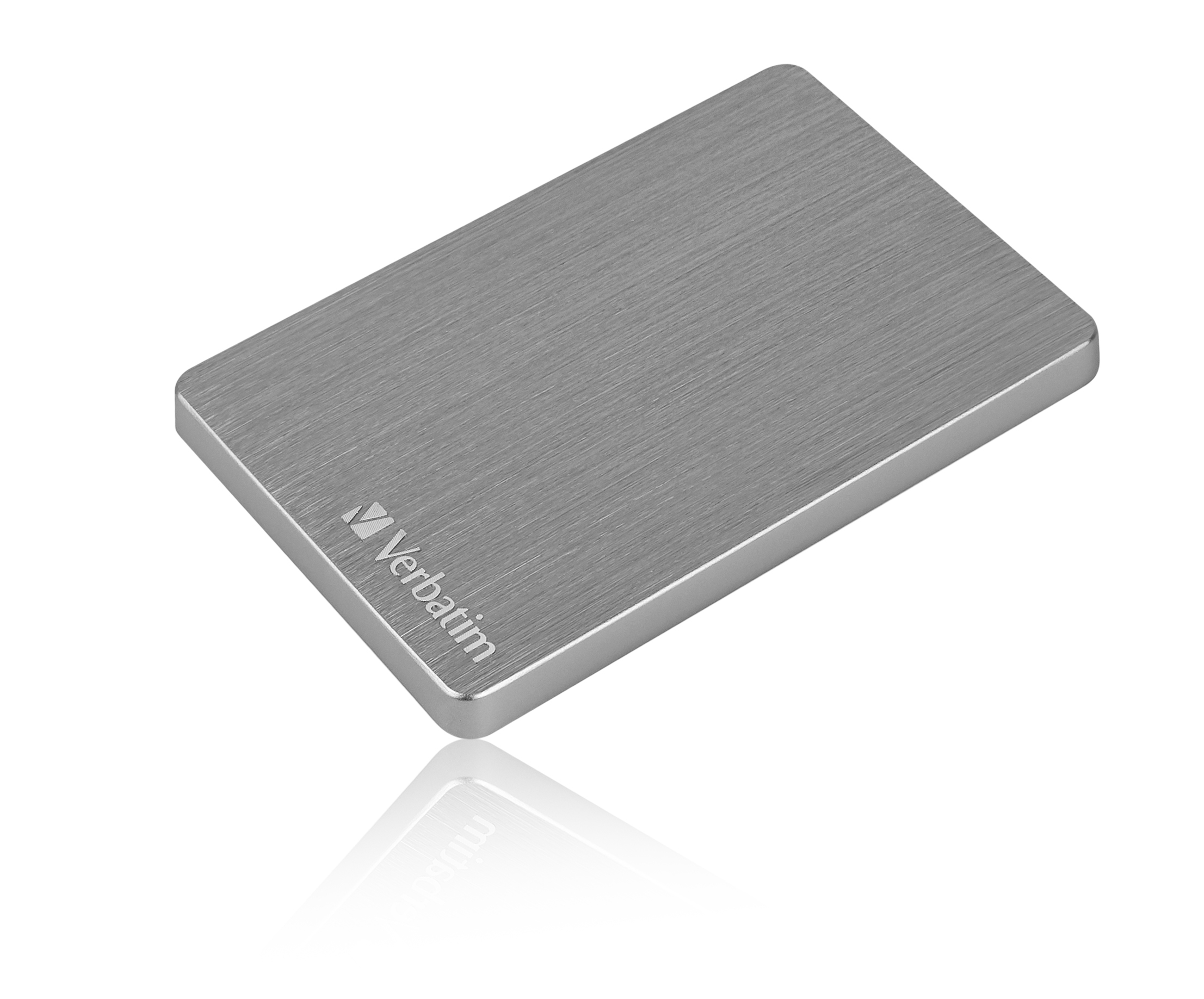 VERBATIM Store n Go 2.5" ALU 2TB USB 3.2 Gen 1  Festplatte, 2 TB HDD, 2,5 Zoll, extern, Grau