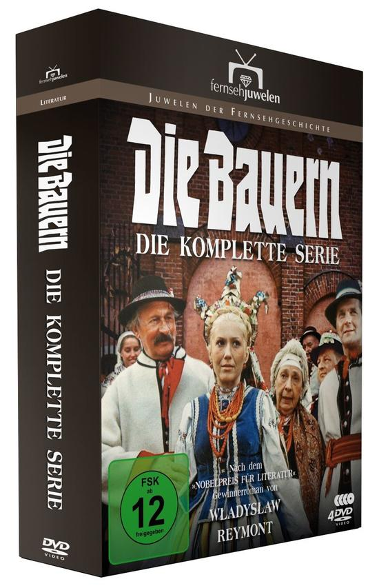 DVD-Box-Set. Bild von Menschen in Tracht. Text: Die Bauern.