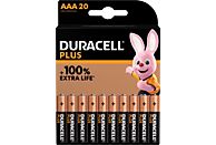 DURACELL Alkaline Plus AAA-batterijen 20 Stuks