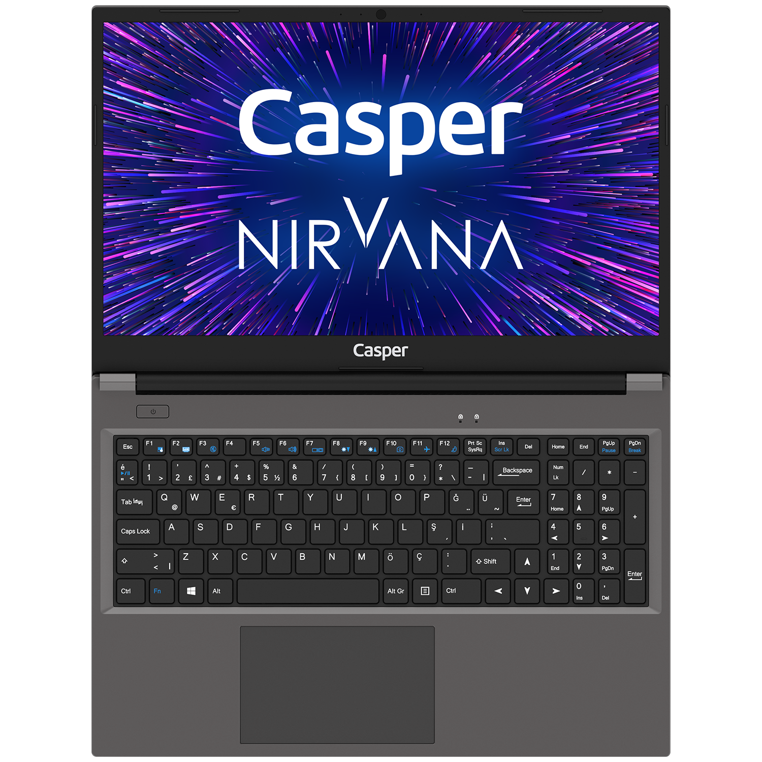 CASPER X500.1035-8D00T-S-F/Core i5-1035G1/8GB RAM/240GB SSD/15,6"/W10H Laptop Siyah