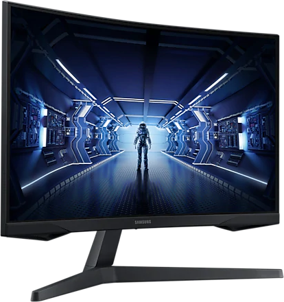SAMSUNG Gaming Monitor Odyssey G5, 27 Zoll, 144Hz, VA, 1ms, 250cd, Curved, Schwarz (LC27G55TQWRXEN) 27 Zoll, 1 ms Reaktionszeit, 250 cd/m², 144 Hz, Schwarz