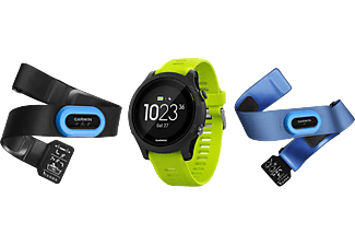 GARMIN Forerunner 935 Pack Triathlon - Montre GPS multisports (Noir/Jaune/Bleu)