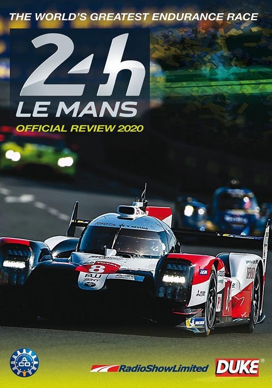 Couverture DVD avec voitures de course sur une piste. Texte: '24h Le Mans'.