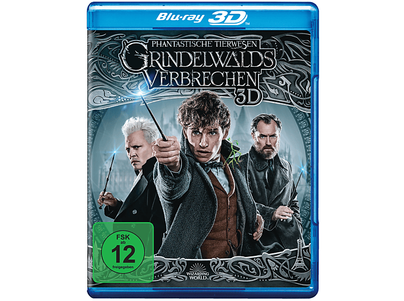 Grindelwalds 3D Tierwesen + Kinofassung Phantastische Extended Blu-ray Verbrechen Cut