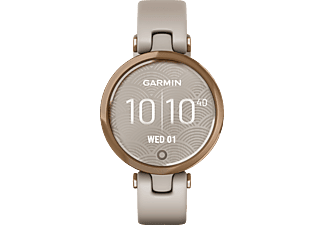 Smartwatch GARMIN Lily Sport Smartwatch Faserverstärktes Polymer Silikon,  110 | 175 mm, Achatgrau/Rosegold - MediaMarkt