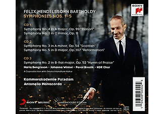 Kammerakademie Potsdam - Mendelssohn: Symphonies Nº 1-5 - 3 CD