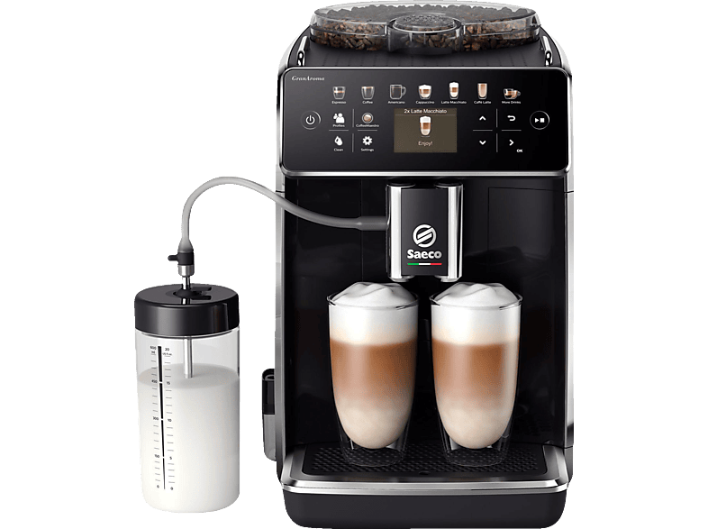 SAECO SM6580/00 GranAroma Schwarz 14 Kaffeespezialitäten Kaffeevollautomat