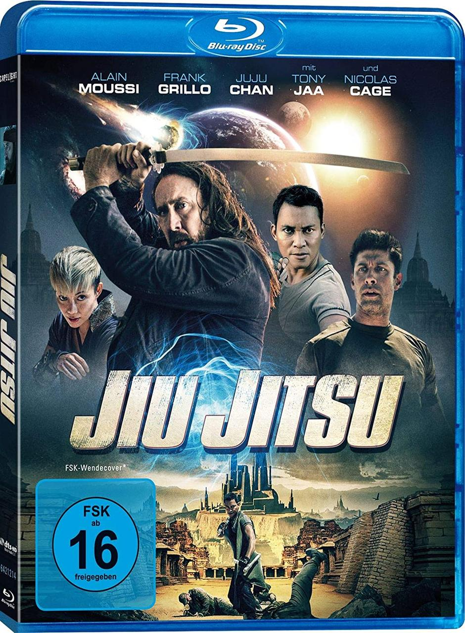 Blu-ray Disc-Cover mit Schauspielern und Titel: Jiu Jitsu.
