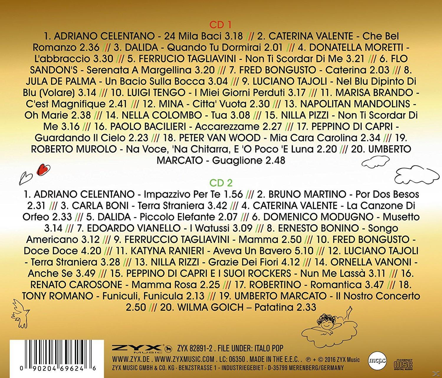 Ein CD-Cover mit Liedtiteln. Auf dem Cover sind ein Herz und eine Musiknote.