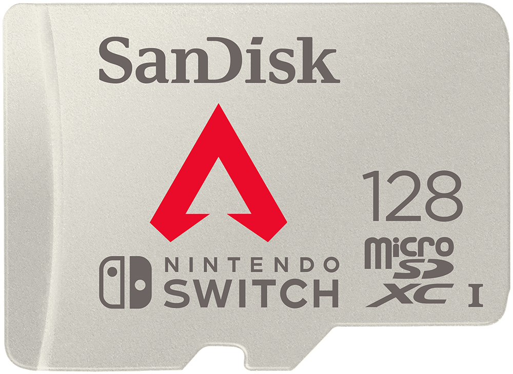 microSDXC™, Speicherkarte Switch, Legends 128 Nintendo GB, SANDISK Silber Apex für