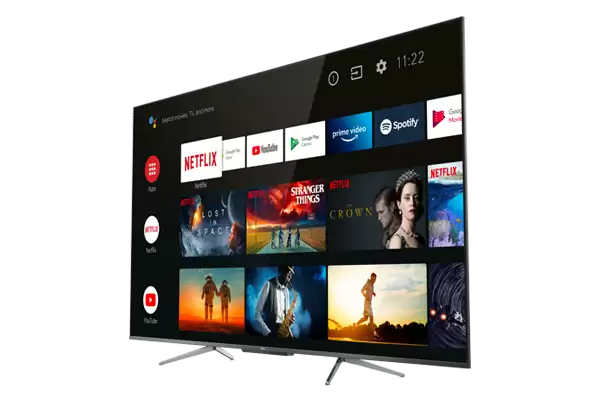 TV QLED 65" - TCL 65C715, 4K UHD, AndroidTV, Dolby Atmos, HDR10+, Google Assistant integrado, Compatible Alexa