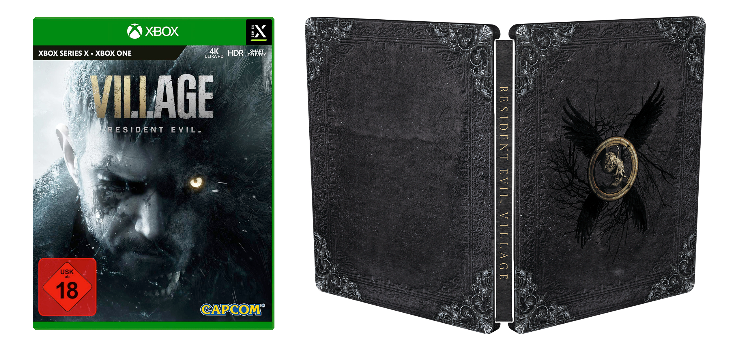 Resident Evil Village (inklusive Steelbook) - NUR ONLINE - [Xbox Series X & Xbox One]