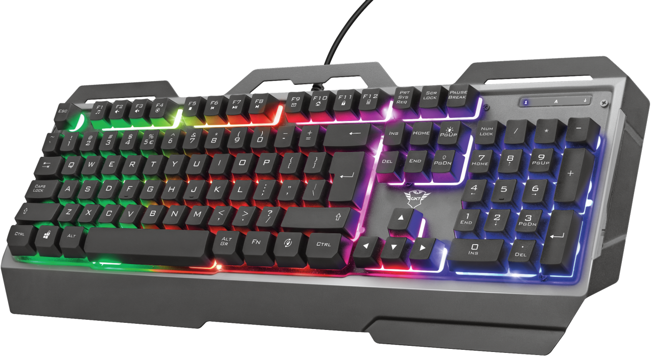TRUST GXT856 Torac Gaming billentyűzet magyar kiosztású (24345)