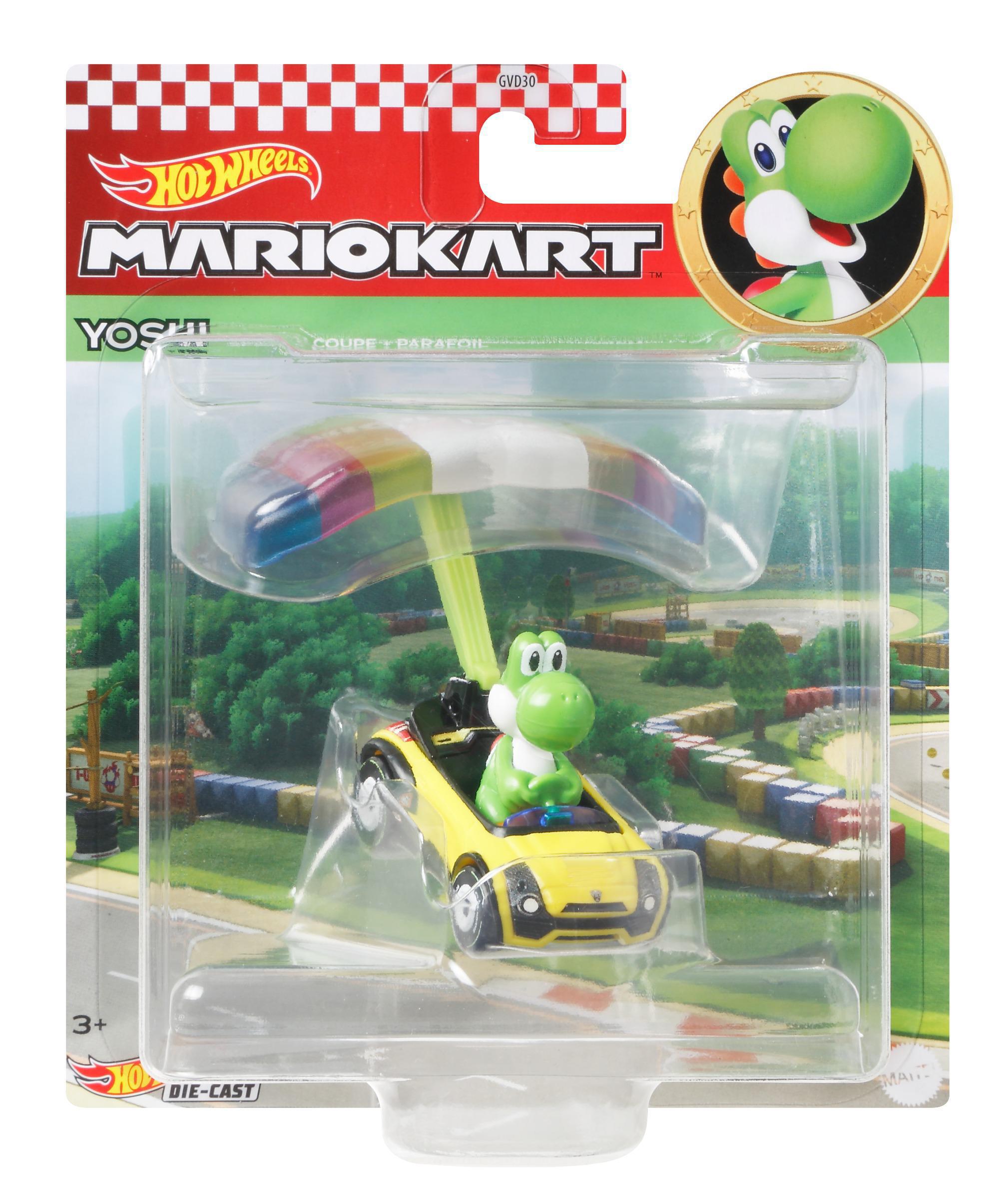 Kart HOT Kinder nicht Spielzeugauto Charakter Fahrzeug Jahren möglich Farbauswahl mit 3 WHEELS Glider, Mario Geschenk Die-Cast für ab