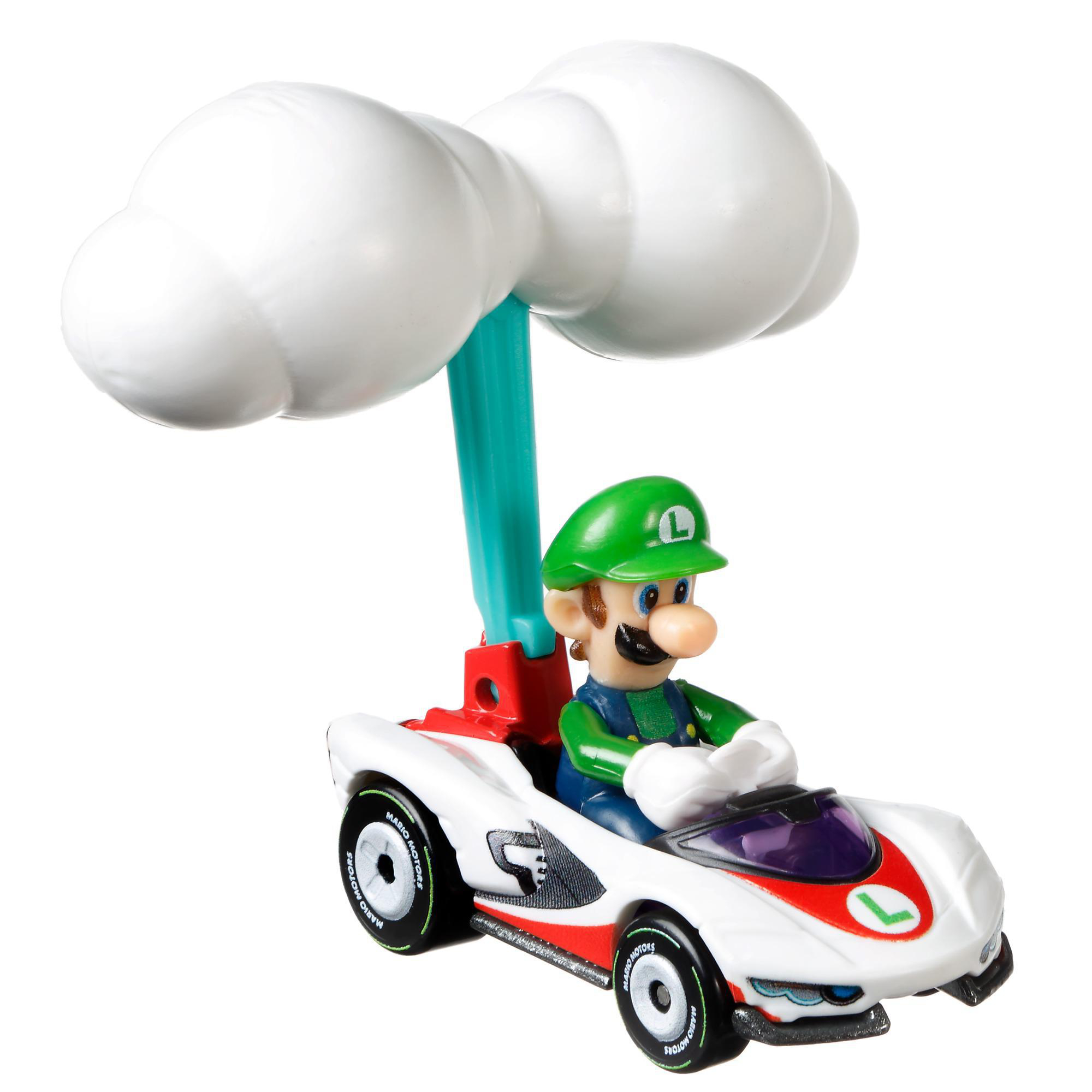 HOT WHEELS Mario Jahren nicht Geschenk mit Spielzeugauto Die-Cast ab Charakter möglich für Farbauswahl Kart Kinder 3 Fahrzeug Glider