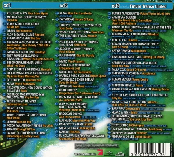 CD-Compilation-Cover mit mehreren farbigen Textfeldern mit Künstlern und Songtiteln.