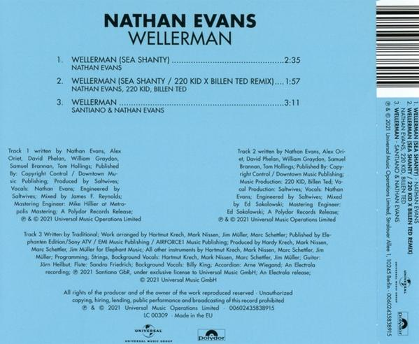 WELLERMAN (MAXI Nathan (5 - CD) (SEA Evans - (2-Track)) Zoll Single SHANTY) CD