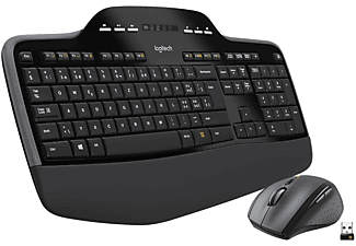 LOGITECH Wireless Desktop MK710 - Combinaison clavier et souris (Noir)