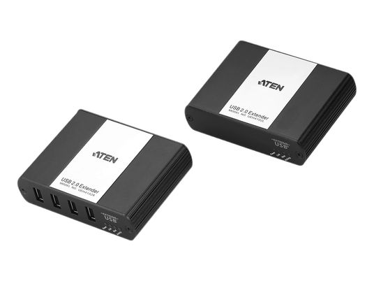ATEN UEH4102 - Extension USB, Cat-5, 480 Mbps, Noir