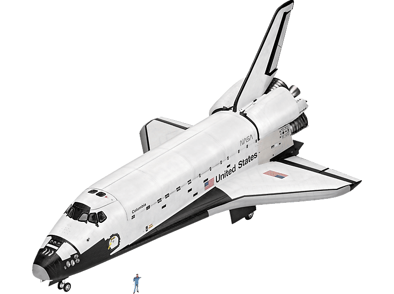 Geschenkset REVELL Space 40th. Anniversary Mehrfarbig Modellbausatz, Shuttle,