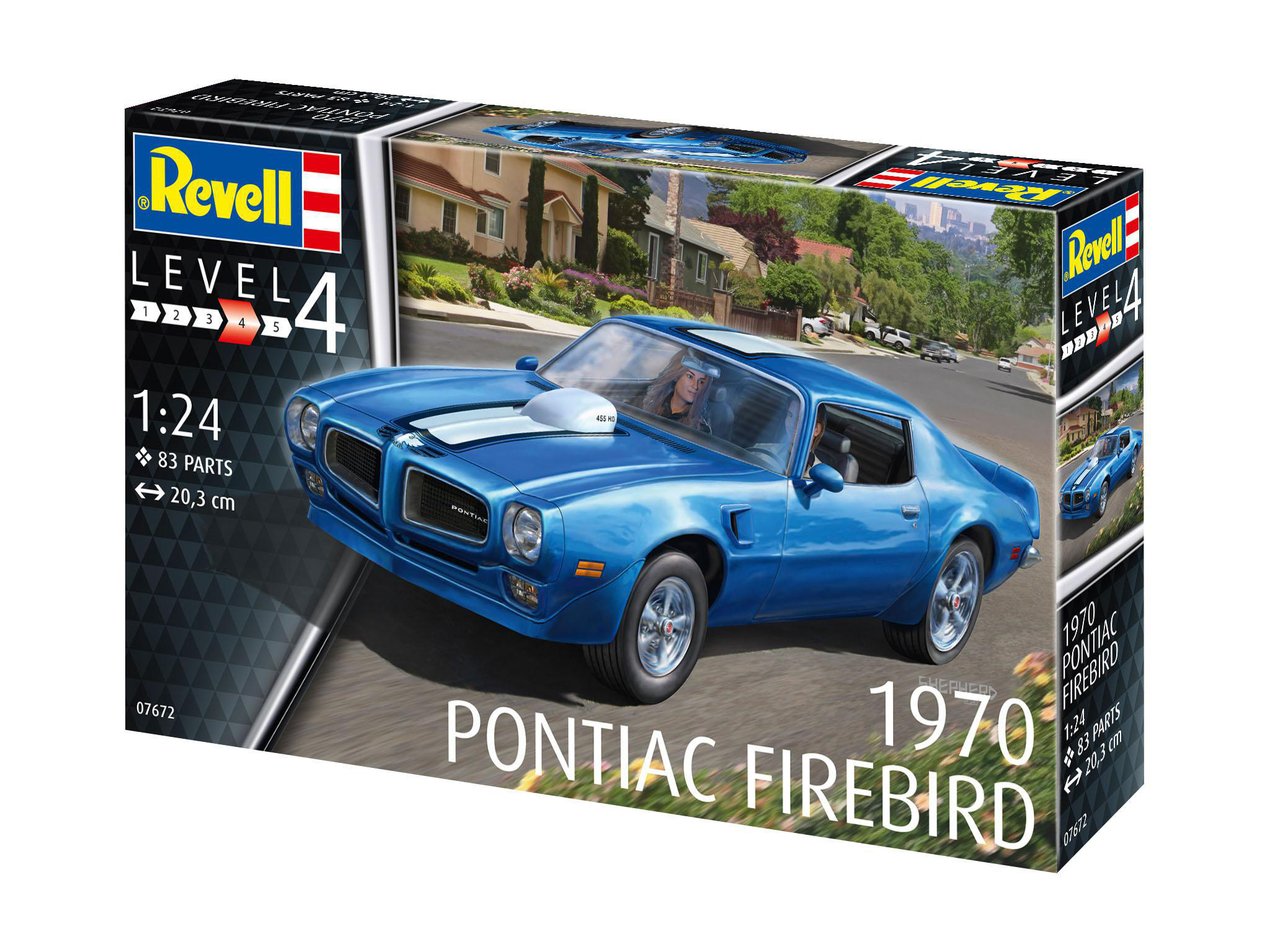 Modellbausatz, Pontiac Firebird REVELL 1970 Mehrfarbig