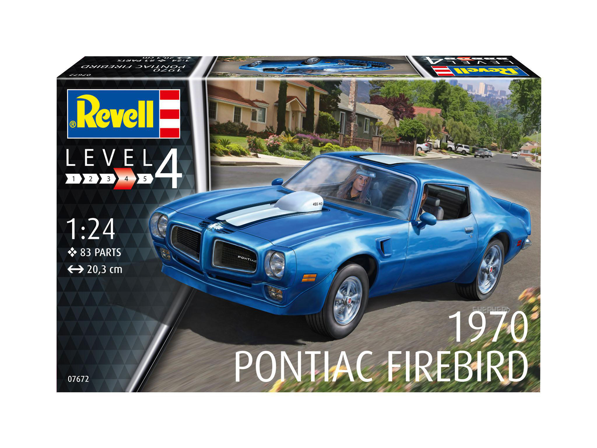REVELL 1970 Pontiac Mehrfarbig Modellbausatz, Firebird