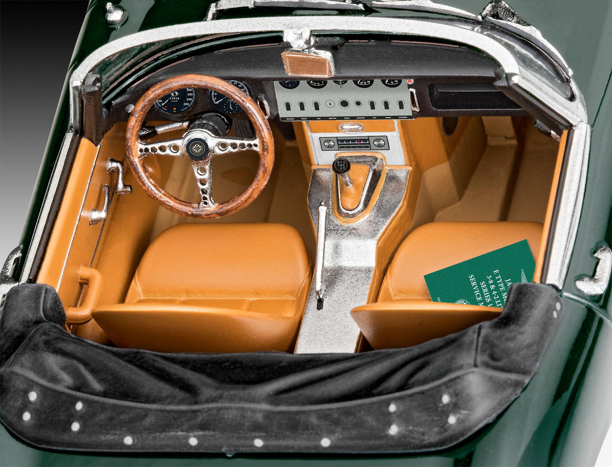 E-Type Mehrfarbig Jaguar Modellbausatz, REVELL Roadster