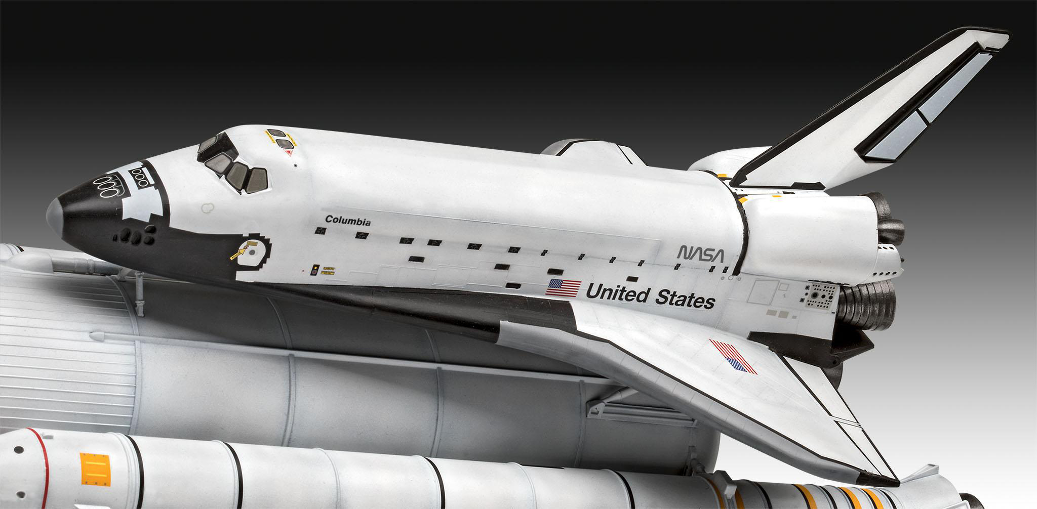Geschenkset 40th. Mehrfarbig Rockets, REVELL Booster Space Modellbausatz, Shuttle&