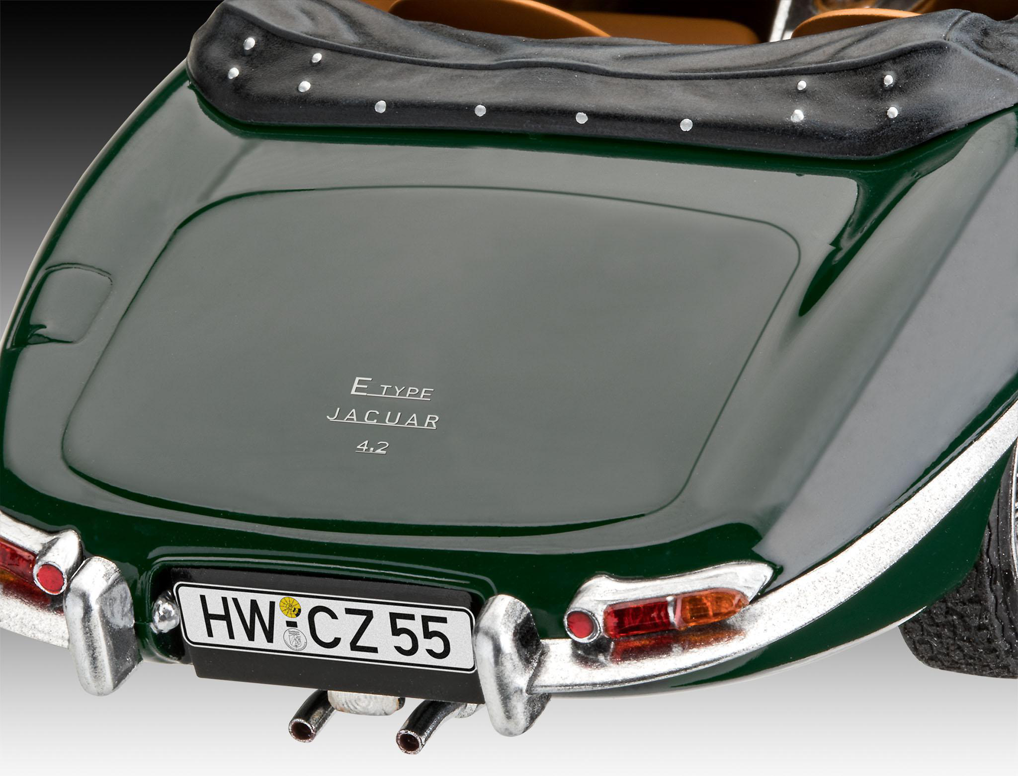 REVELL Jaguar Roadster Mehrfarbig Modellbausatz, E-Type
