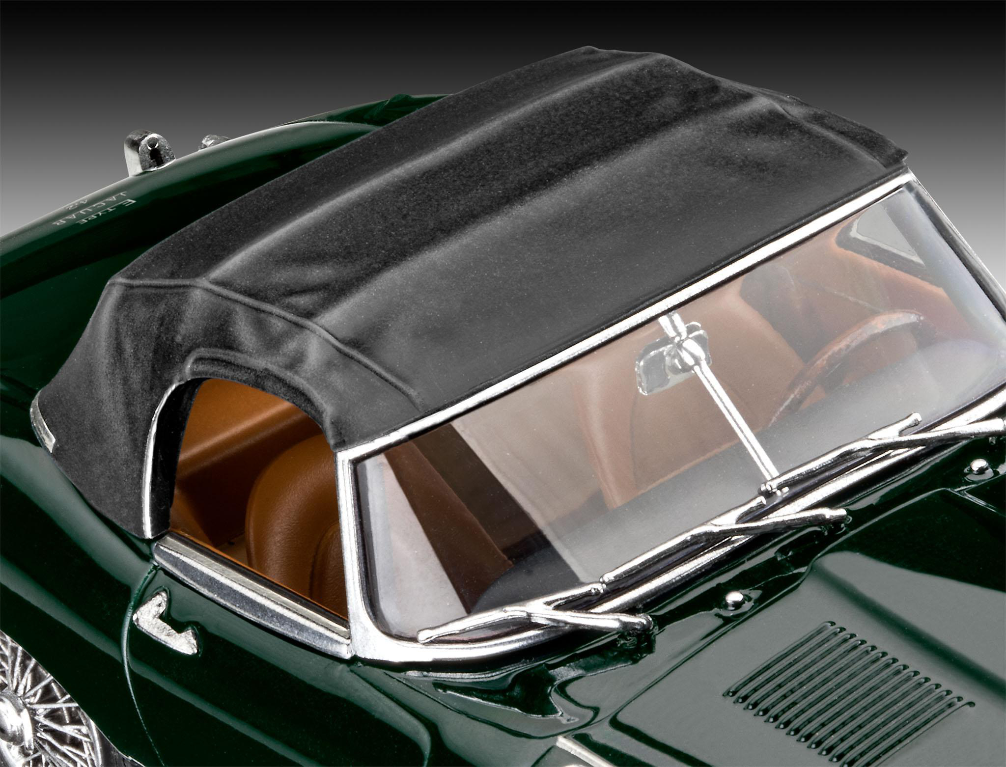 E-Type Mehrfarbig Jaguar Modellbausatz, REVELL Roadster