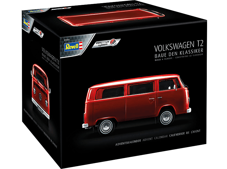 Thumbnail - REVELL 01034 VW T2 Bus 2021 Modellbausatz, Rot