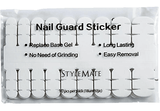 TRISA 1616.9810 O'2 Nail Guard - Sticker (Transparent)