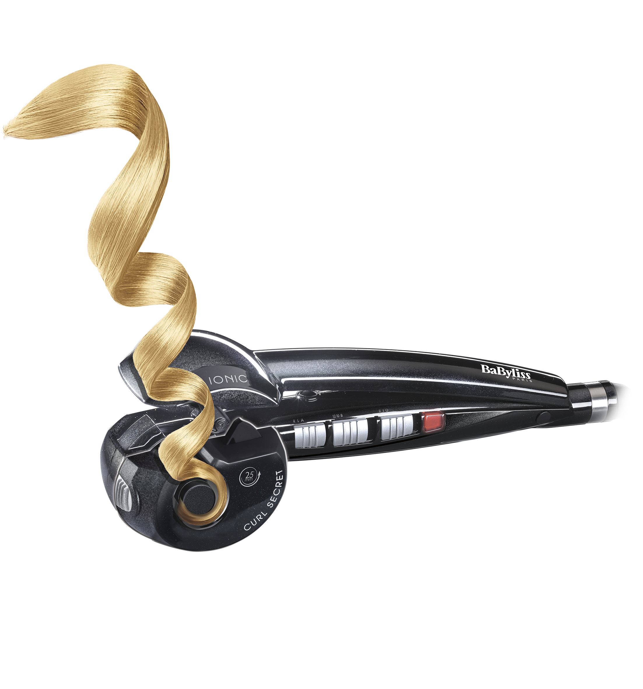 Moldeador automático - Babyliss Curl Secret 2 C1300E, Auto Curl, Recubrimiento cerámico, 3 niveles